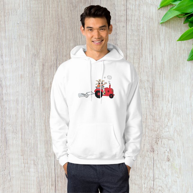 Sudadera Dibujo Animado de Tractor de Granjero Divertido (Subido por el creador)