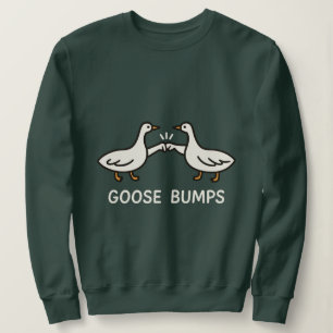 Sudadera Dibujo animado divertido de Gansos con Carne de Ga