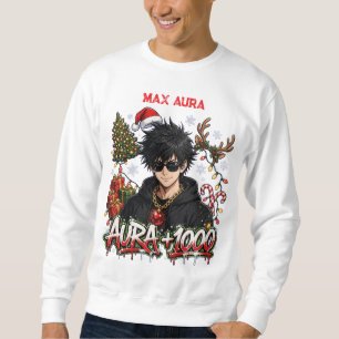 Sudadera Dibujo Animado Divertido De Navidad Chico Max Aura