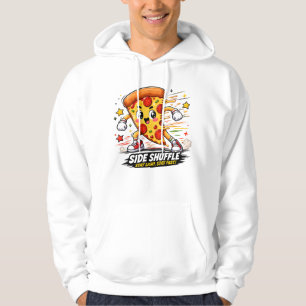 Sudadera Dibujo animado divertido de una mascota de pizza l