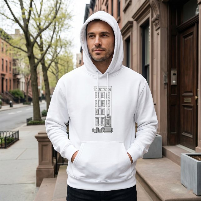 Sudadera Dibujo clásico de apartamento con escalinata de Nu (Subido por el creador)