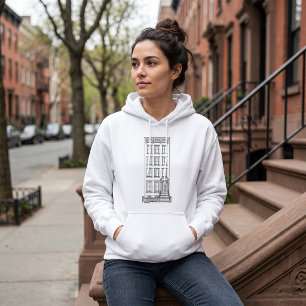 Sudadera Dibujo clásico de apartamento con escalinata de Nu