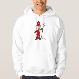 Sudadera Dibujo de bombero con palitos
