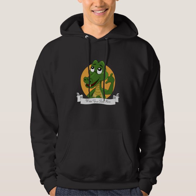 Sudadera Dibujo de caimán (Anverso)