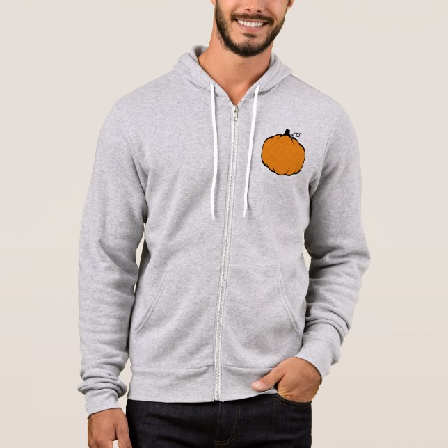 Sudadera Dibujo de calabaza de temporada de otoño (Anverso)