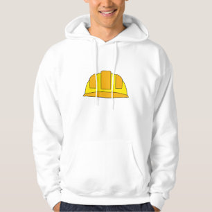 Sudadera Dibujo de Casco Amarillo de Seguridad
