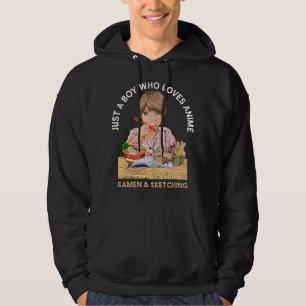 Sudadera Dibujo de Doodle Nodos Ramen Kawaii Regalo de niño