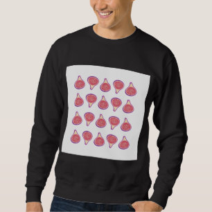 Sudadera Dibujo de fruta Fig Regalo de decoración de papel 