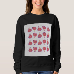 Sudadera Dibujo de fruta Fig Regalo de decoración de papel 