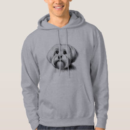 Sudadera Dibujo de Perro maltés