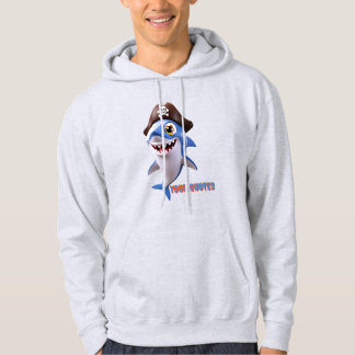 Sudadera Dibujo de tiburón pirata lindo para niños en 3D