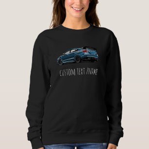 Sudadera dibujo del ángulo trasero del s205