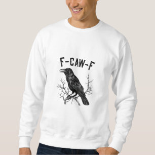 Sudadera Dibujo divertido de cuervo para hombres y mujeres
