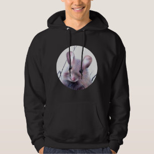 Sudadera Dibujo divertido del ratón en la naturaleza del ca