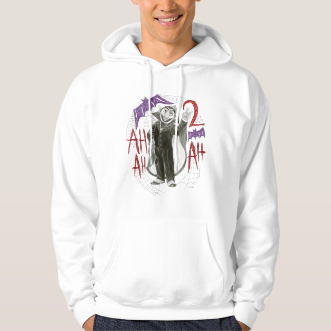 Sudadera Dibujo en negro y blanco del Conde von Count (Anverso)