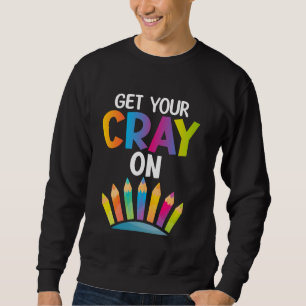 Sudadera Dibujo - Obtén Tu Grito Sobre El Crayón