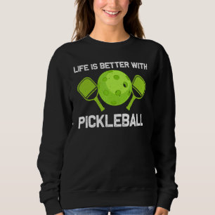 Sudadera Dibujos geniales de pickleball para hombres y muje
