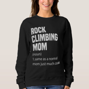 Sudadera Diccionario de definición de mamá de escalada en r