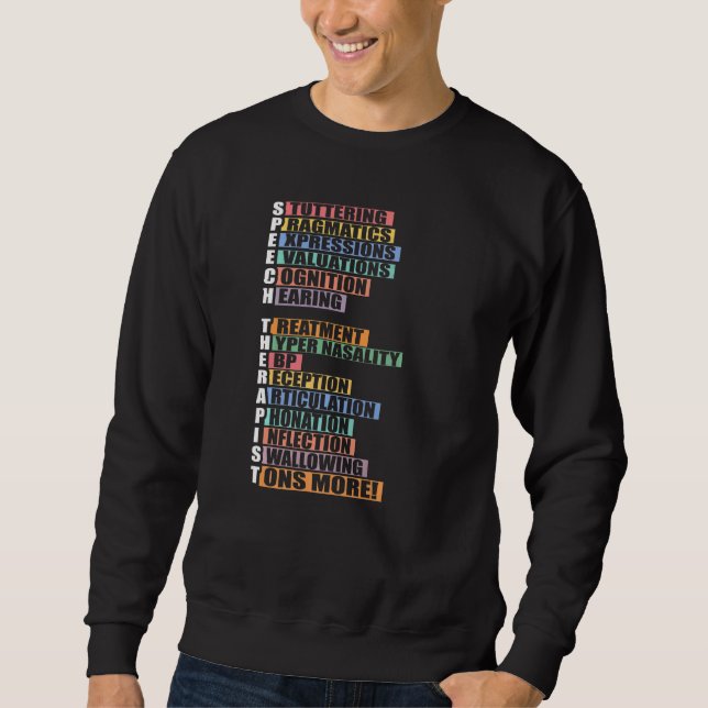 Sudadera Diccionario - Terapia de voz Premium (Anverso)