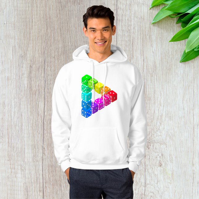 Sudadera Dice Triangle Mens Hoodie (Subido por el creador)
