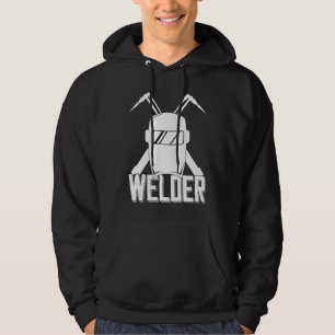 Sudadera Dicho de casco de soldador para orgulloso trabajad