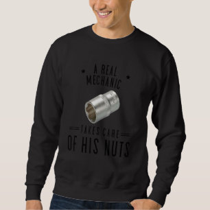 Sudadera Dicho de mecánico y hombre de mantenimiento