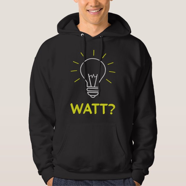 Sudadera Dicho de trabajo de friki eléctrico electrónico (Anverso)