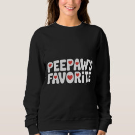 Sudadera Dicho favorito de Peepaw divertido Abuelo Familia