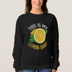 Sudadera Dicho Irónico Limón Limonada De Verano Frutas