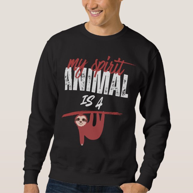 Sudadera dichos divertidos de perezosos (Anverso)