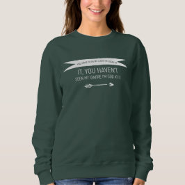 Sudadera dichos divertidos, vida Mujeres humor friki de mod