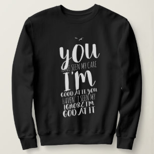 Sudadera dichos divertidos, vida Mujeres humor geek Moda Am
