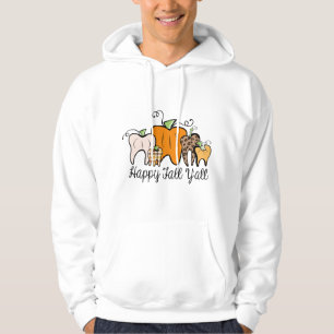 Sudadera Diente de calabaza de otoño Asistente dental Higie