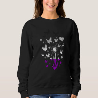 Sudadera Diente de León Asexual de Otoño Mariposa Asexualid