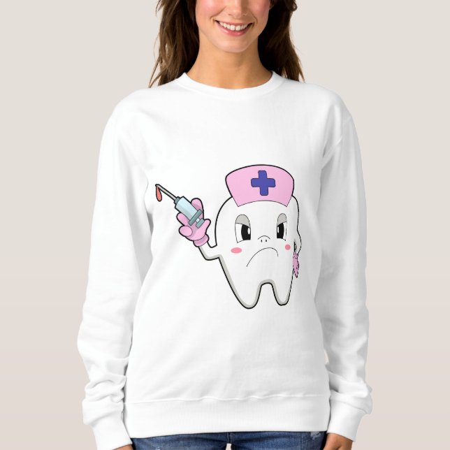 Sudadera Dientes como enfermera con jeringas.PNG (Anverso)
