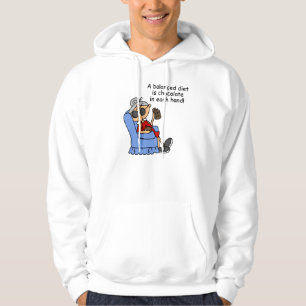 Sudadera Dieta equilibrada de chocolate