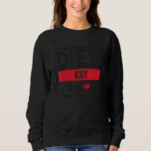 Sudadera Dieu Est L Amour God is Love Francais Chris