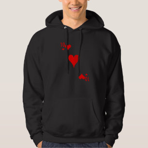 Sudadera Diez De La Tarjeta De Vestimenta De Las Cartas De