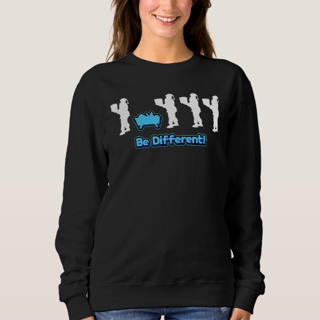 Sudadera diferente es Christkind es diferente  Papá Noel (Anverso)