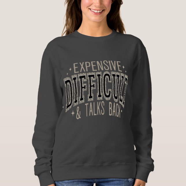 Sudadera Difícil Caro (Anverso)
