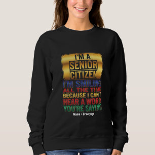 Sudadera Difícil de Oír Pero Lleno de Humor Regalo Divertid