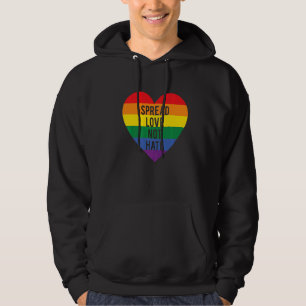 Sudadera Difundir amor no odio Lgbt Orgullo Gay Gay Bisexua