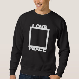 Sudadera Difundir paz y amor Paz Diseño gráfico pacífico