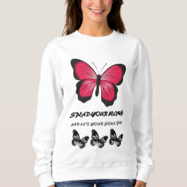 Sudadera Difundir sus alas - Diseño inspirado en mariposa
