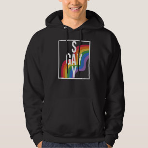 Sudadera Diga que los homosexuales enmarcan el orgullo gay 