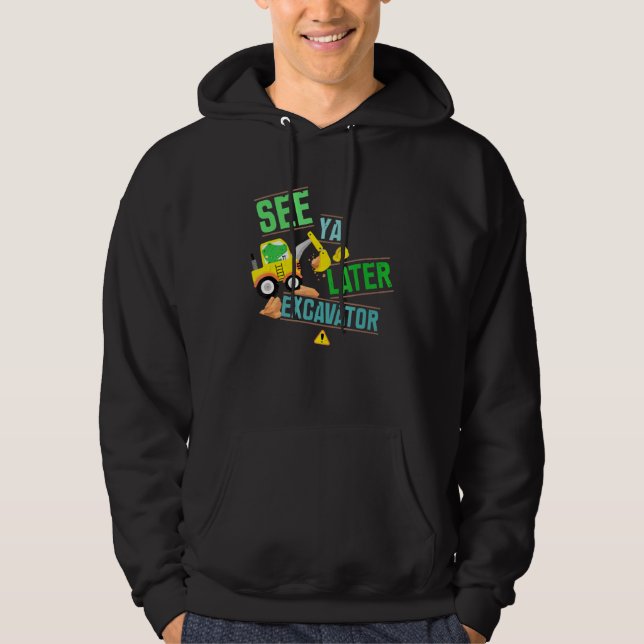 Sudadera Digador De Construcción Dig Ver Ya Después Exc (Anverso)