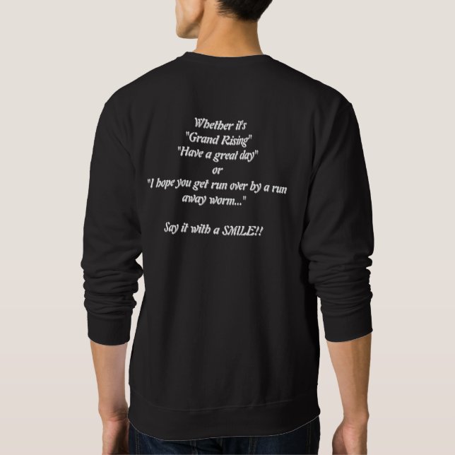 Sudadera Dígalo con una SONRISA (Reverso)
