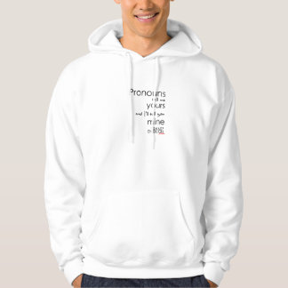 Sudadera Dígame el suyo (los colores claros)