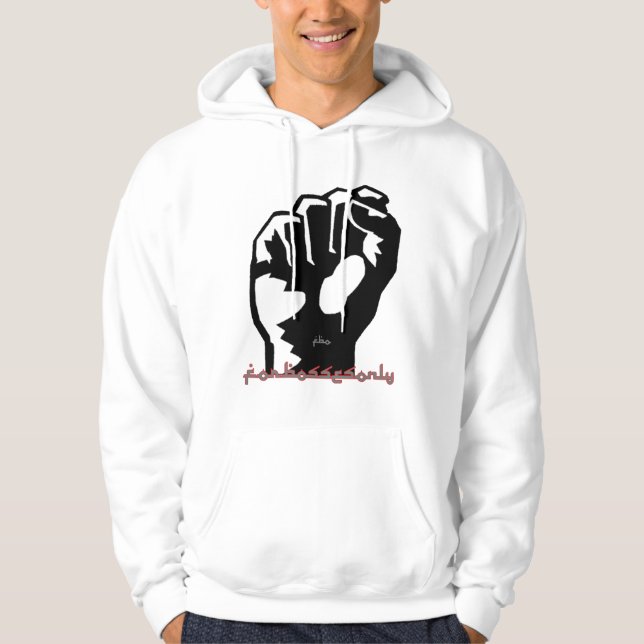 Sudadera Dígame lo que usted quiere (Anverso)