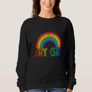 Sudadera Digamos orgullo gay LGBT arcoiris lesbiana gay gay